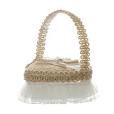 Romantic Flower Basket Ring Box Wedding Ring Storage Holder