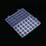 28 Compartment Plastic Container for Jewelry Making Findings Storage