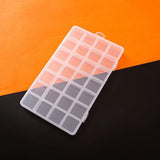 28 Compartment Plastic Container for Jewelry Making Findings Storage