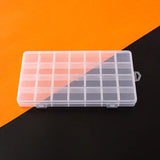 28 Compartment Plastic Container for Jewelry Making Findings Storage