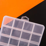 28 Compartment Plastic Container for Jewelry Making Findings Storage