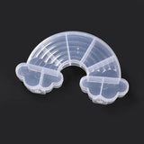 2Pcs Rainbow Beads Boxes Jewelry Parts Access