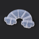 2Pcs Rainbow Beads Boxes Jewelry Parts Access