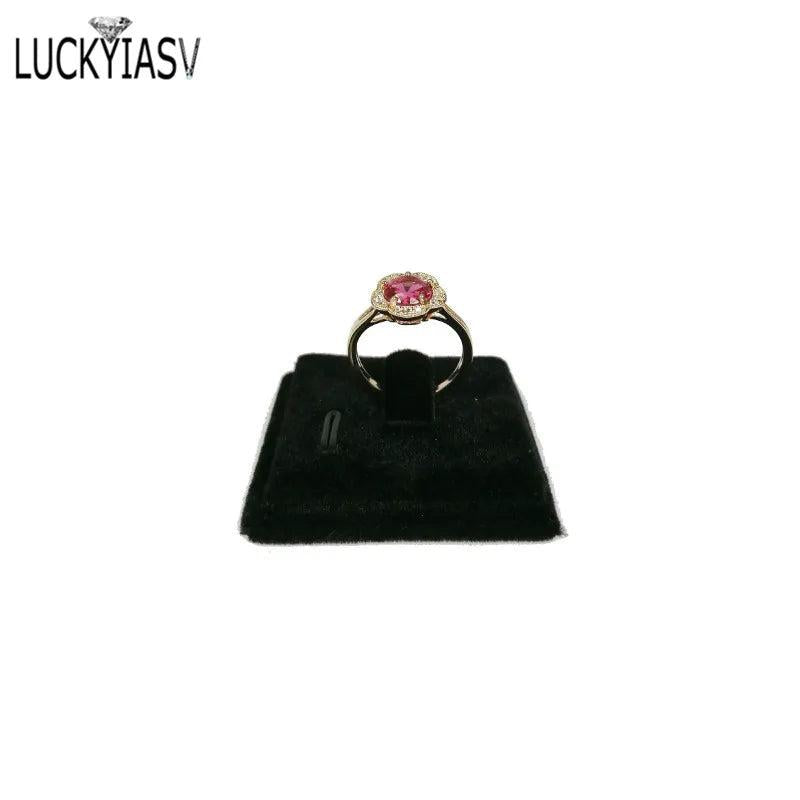 5pcs Mini Square Ring Holder Portable Velvet Jewelry Storage Organizer