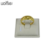 5pcs Mini Square Ring Holder Portable Velvet Jewelry Storage Organizer