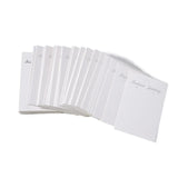 100Pcs Paper Earring Card with Three Holes Jewelry Display Card