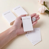 100Pcs Paper Earring Card with Three Holes Jewelry Display Card