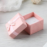 12pcs Multi-color Jewelry Packaging Box Earrings Ring Gift Holder