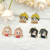 10pcs Alloy Drip Charm Anime Earring Charms DIY Keychain Bracelet Pendant