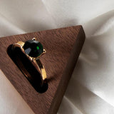 Vintage Walnut Wood Jewelry Display Stand Storage Column