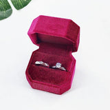 Velvet Ring Box Diamond Storage Box