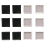 10pcs Square Gemstone Box Jewelry Display Ring Holder Case