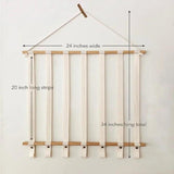 Wood Hair Bow Headband Organizer Storage Hanging Ribbon