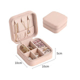 Mini Romantic Box PU Storage Jewelry Creative Portable Earrings Ring