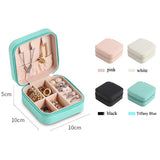 Mini Romantic Box PU Storage Jewelry Creative Portable Earrings Ring