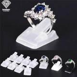 50pcs/Lot Plastic Frosted Ring Jewelry Displays Holder Stand Arrival