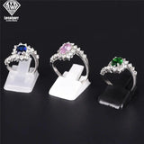 50pcs/Lot Plastic Frosted Ring Jewelry Displays Holder Stand Arrival