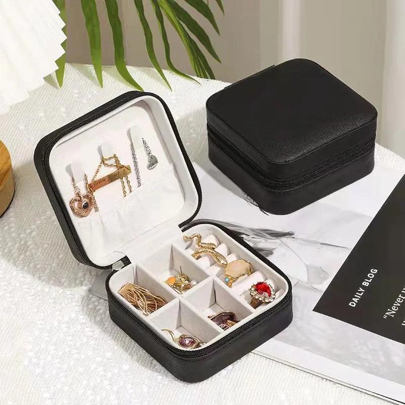 Portable Jewelry Organizer Box Large Space for Women