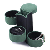 3 Layer Rotating Jewelry Box Ring Organizer Holder