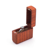 Wood Ring Bearer Box Wedding Engagement Ring Holder Box Jewelry Box Favor Gift