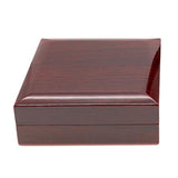 LED Light Necklace Plush Tray Wood Jewelry Storage Box