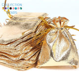 50pcs/lot Silver Foil Cloth Drawstring Velvet Bag Wedding Gift Bags