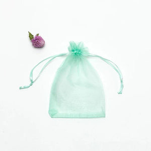 100Pcs Organza Bag 7x9cm Drawstring Pouches Wedding Party Goodie Yarn Packing