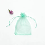 100Pcs Organza Bag 7x9cm Drawstring Pouches Wedding Party Goodie Yarn Packing