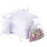 100Pcs Organza Bag 7x9cm Drawstring Pouches Wedding Party Goodie Yarn Packing