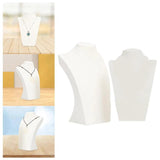 PU Leather Necklace Display Stand Pendant Chain Organizer for Retail Stores
