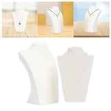 PU Leather Necklace Display Stand Pendant Chain Organizer for Retail Stores