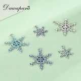 Snowflake Charms Earrings/Necklaces Christmas Rhinestone