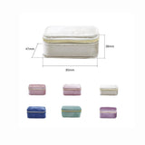 Water Proof Jewelry Bag Mini Velvet Ring Box Earrings Storage Box