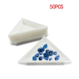 50 PCS Bead Sorting Trays Green Plastic Jewerly Organizer
