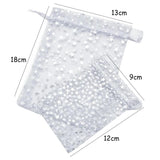 50pcs Wedding Party Organza Gift Bags Drawstring Candy Pouches Jewelry Packaging