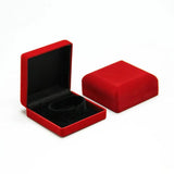 Red/Black Velvet Coated Bangle Bracelet Gift Box