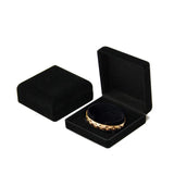 Red/Black Velvet Coated Bangle Bracelet Gift Box