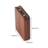 Square Thin Engagement Ring Box-Wooden Proposal Box-Jewelry Gift