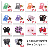 100pcs Plastic Small Jewelry Pouches Bags Wedding Candy Gift 9*15cm