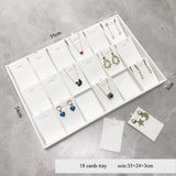 PU White/Black Jewelry Display Tray for Women