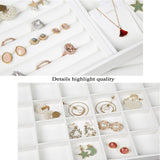 PU White/Black Jewelry Display Tray for Women