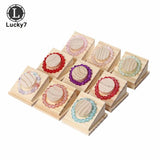 Wooden Jewelry Necklace Bracelet Organizer Rack