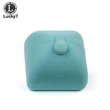 Velvet Ring Box High-Grade Flannel Double Open Jewelry Box
