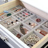 High Velvet Jewelry Drawer Smart Storage Tray