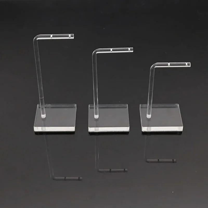 3pcs Clear Acrylic Earring Display Stand Jewelry Showcase Organizer Holder