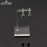 3pcs Clear Acrylic Earring Display Stand Jewelry Showcase Organizer Holder
