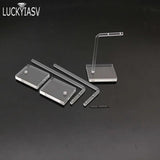 3pcs Clear Acrylic Earring Display Stand Jewelry Showcase Organizer Holder