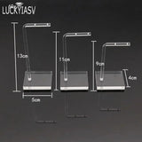 3pcs Clear Acrylic Earring Display Stand Jewelry Showcase Organizer Holder