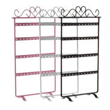 48 Holes Earrings Organizer Metal Display Stand