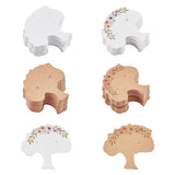 100pcs Tree Earring Display Cards 55x57 mm